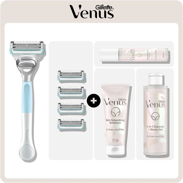 Gillette Venus Pubic Hair & Skin with Aloe Vera - Full Regime