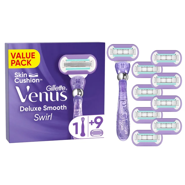 Gillette Venus Deluxe Smooth Swirl Razor Value Pack