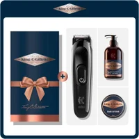 King C. Gillette Beard Moustache Trimmer & Beard Care Gift Set