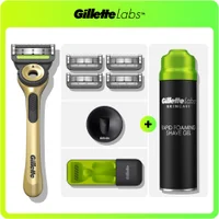 Gillette Labs Champion Gold Edition Razor & Shaving Essentials Deluxe Set