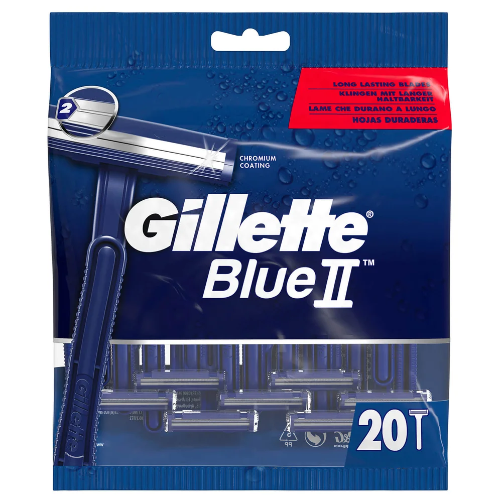Blue II Disposable Razors - 20 Pack - 3 Months Image 1