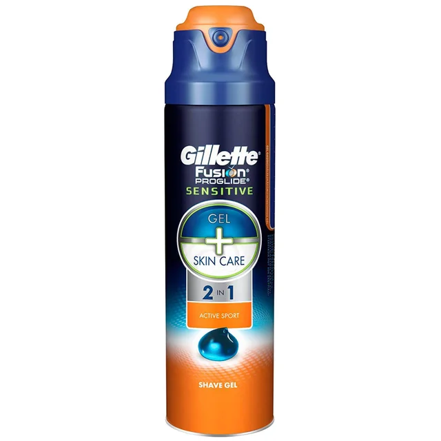 Gillette Fusion5 Proglide Sensitive 2-in-1 Sport Shaving Gel 170ml