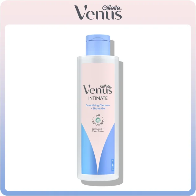 Satin Care Pubic Hair & Skin Smoothing Cleanser & Shave Gel, 190 ml