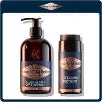King C. Gillette Perfect Ritual Kit: Beard Wash & Moisturiser