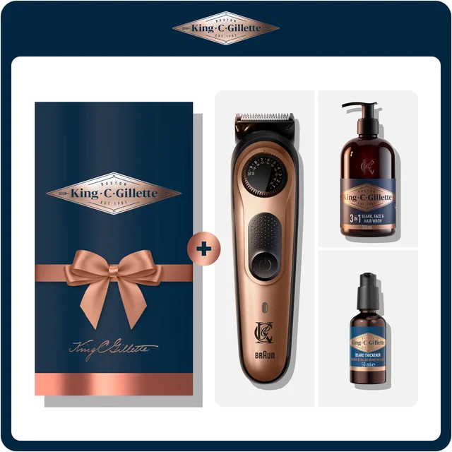 King C. Gillette Gold Pro Trimmer Giftset