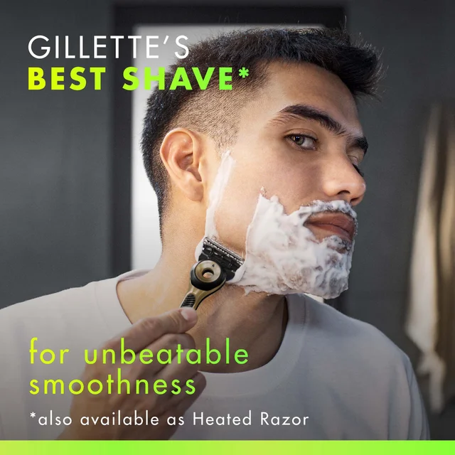 Gillette Labs Champion Gold Edition Razor with 5 Razor Blades & Slimline Travel Case