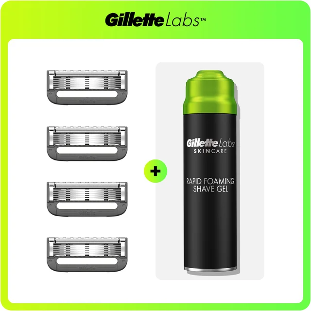 Gillette Labs Exfoliating Razor & Shaving Essentials Set