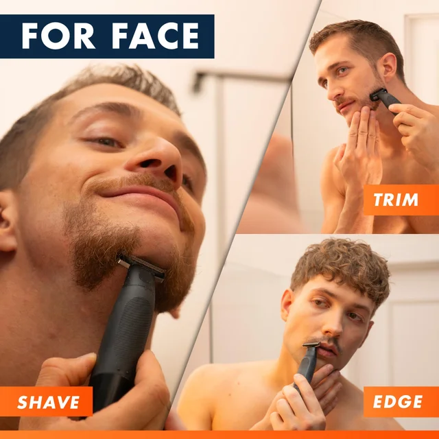 Gillette Fusion One Hybrid Trimmer and Shaver for Face & Body