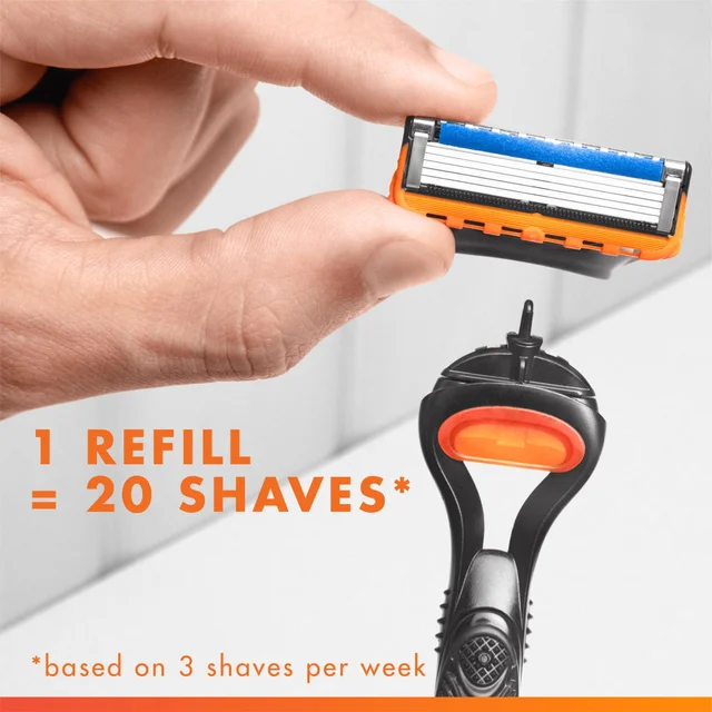Gillette Fusion5 Men's Razor - 12 Blades, Blade Cover