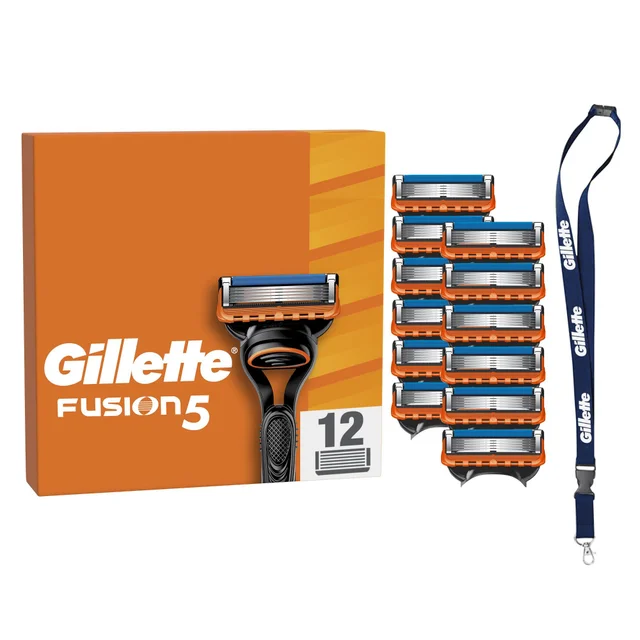 Gillette Fusion5 Men's Razor - 12 Blades