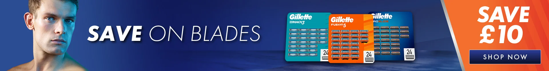 SAVE £10 ON 24-PACK BLADES