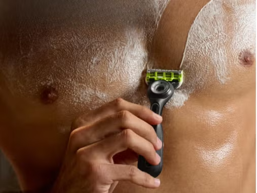 GILLETTE INTIMATE 2 IN SHAVE CLEANSER, WITH A RAZOR AND TRIMMER