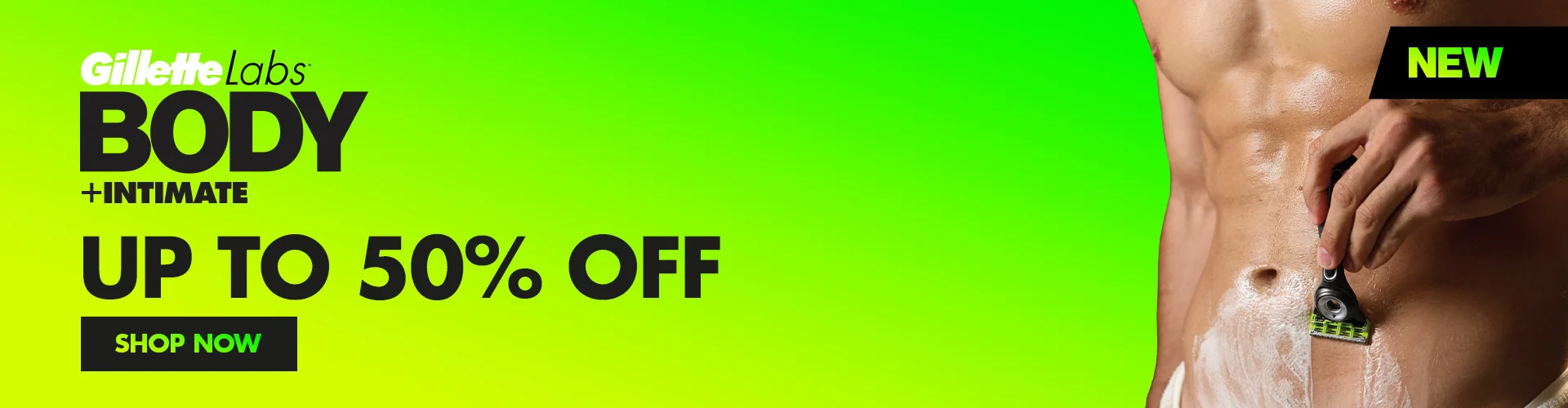 GILLETTE LABS BODY UP TO 50% OFF
